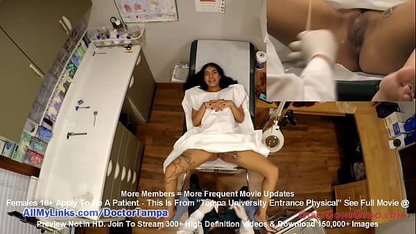 Maya Farrell’s Freshman Gyno Exam By Doctor Tampa & Nurse Lilly Lyle Caught On Hidden Camers Only @ GirlsGoneGynoCom