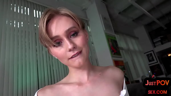 POV babe GF sucks and rides BFs dick while talks dirty