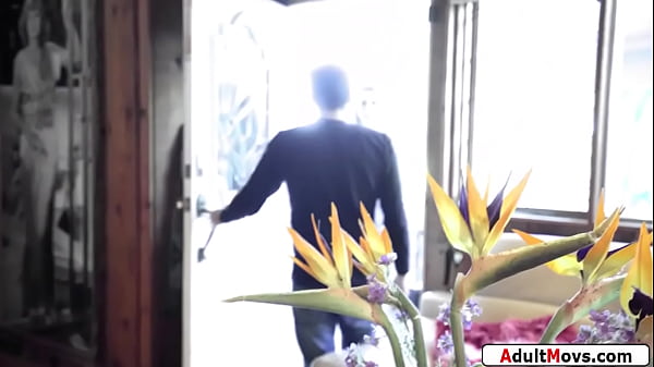 Stunning babysitter anal rides the