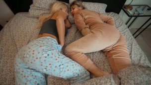 step sisters dreams about step brother's cock – step family 3some – Jenny Lux and Ema Karter