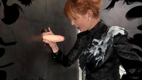 Redhead got the glory hole