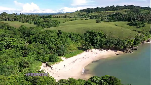 Asian Babe Putri Cinta Playing with Her Pussy On Empty Beach