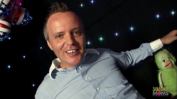 Huge tits blonde MILF needs two dicks inside of her at once