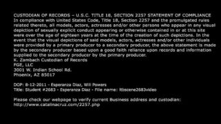 LICENSED TO BLOW – Esperanza Diaz Horny Stepdaughter Rimming