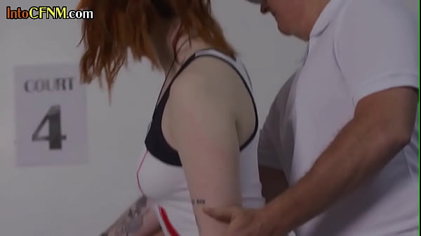 CFNM tennis sluts in group HJ action for lucky dude