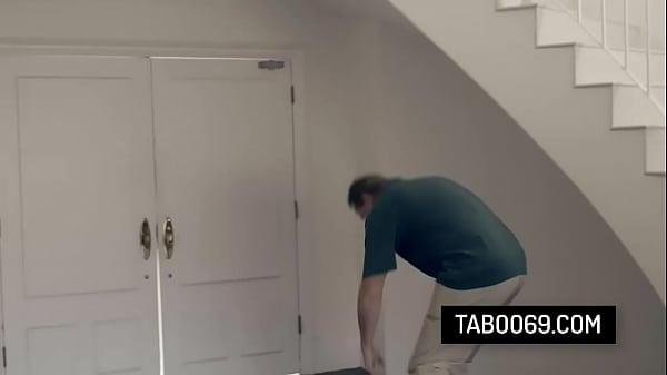 Slutty stepdaughter Athena Rayne gets a hard fucking while her stepdad watches