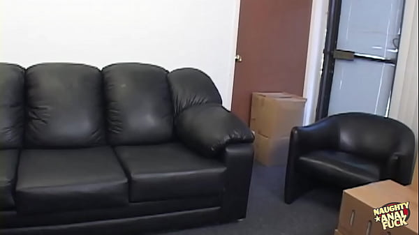 Two lucky guys get to ram a blonde girls ass and pussy like crazy