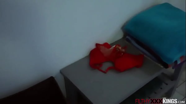 Busty gf taking shower before having sex