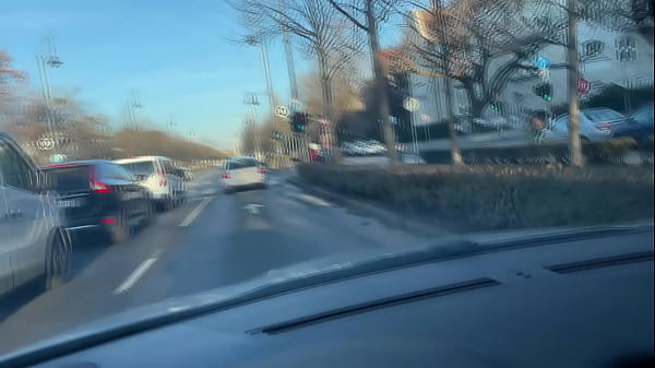 Amanda Clarke SQUIRTING and Pissing in a rent car