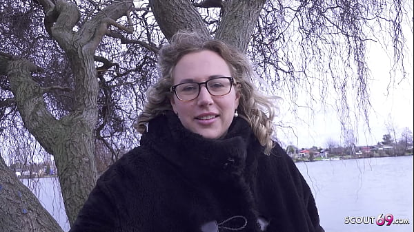 GERMAN SCOUT – Big natural Tits BBW Mature Kathy Deep Pickup for Casting Fuck