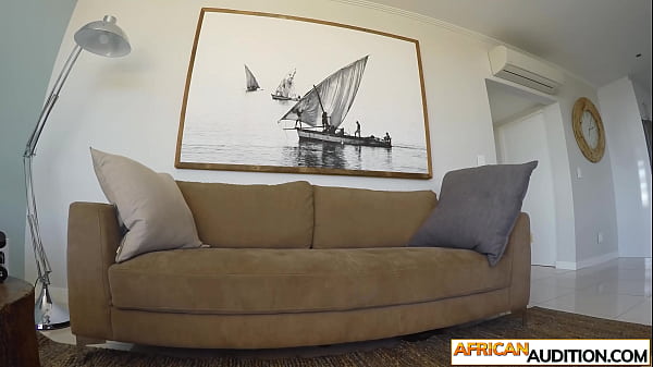 Big tits and booty African wannabe model was simply not tall enough