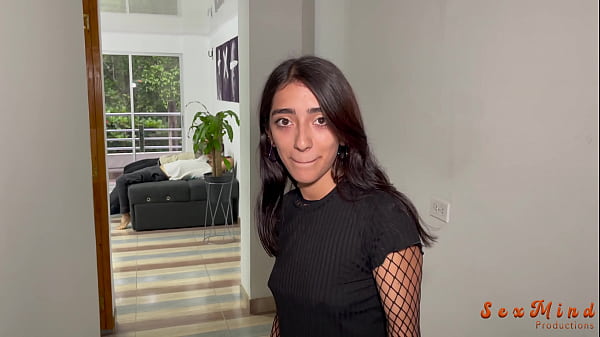 Destroying ass on double penetration with a huge sexy gape of Argentinian girl with small tits and big ass