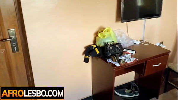 Hot amateur African lesbian Chantel eating her big boobed GFs black pussy