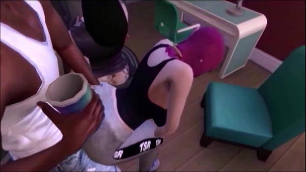 Two white bitches get fucked by two black guys after getting caught stealing out the wrong house