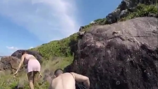 Rolê aleatório do SaymonFitness na trilha com a ruiva gostosa