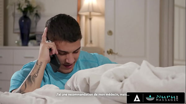 NURU MASSAGE – Cute Masseuse Katie Kush Treats Physical Problems In A Naughty Way FRENCH SUBTITLES