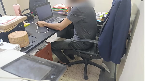 I fucked the horny employee in my office and she said give it to me harder. The slut likes hard sex and I put my cock in her ass until she screams hard and I cum on her pretty face.