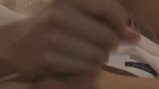 Naughty twink Logan Parks wanking his big cock solo for cum