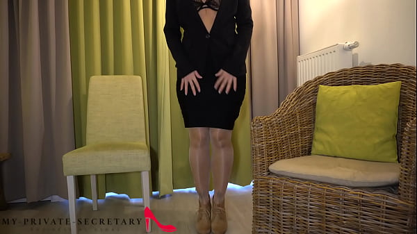 my private secretary on a business trip meeting the boss for hotel room sex