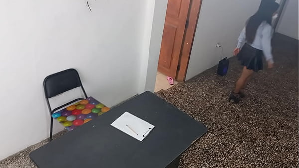 MY STEPFATHER’S SECRETARY GIVES HERSELF TO ME IN THE OFFICE AND I FUCKED HER BECAUSE I’M A WHORE. STANDING SEX IN THE OFFICE