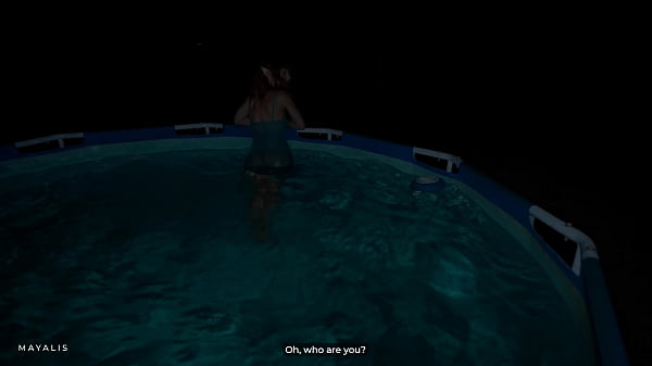 She Wanted Empty Him Completely. Stranger Elf In The Pool