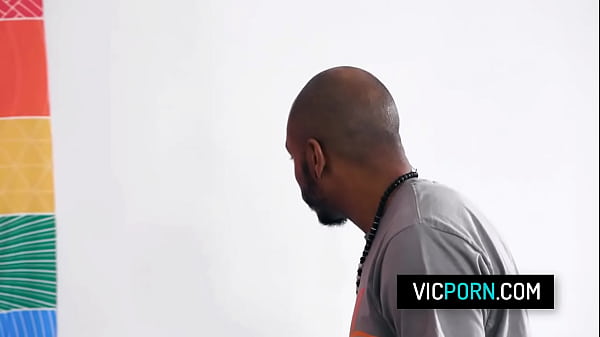 Hot gangbang on yoga session