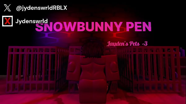 Pounding an obedient puppy girl in the cage – Roblox