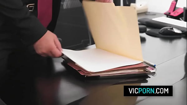 Busty secretary Jessy Jones gets analed by perv boss