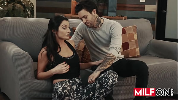 Sexy big tit brunette milf seduces her neighbor and suck him dry – Silvia Saige, Small Hands