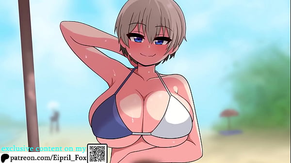 Uzaki Chan was Fucked So Hard on a Beach – Hentai Animation 4K