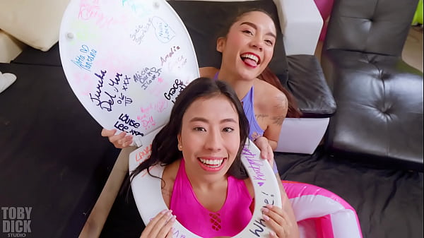 ANAL PISS TOILET WHORE Threesome! Cute girls hard fucked in holes and EAT OLD MAN’S NASTY ASSHOLE