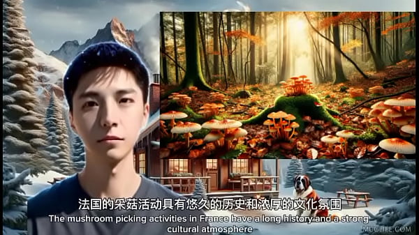 法國森林裡的秋季採菇之旅”Autumn Mushroom Hunting Tour in the French Forest”