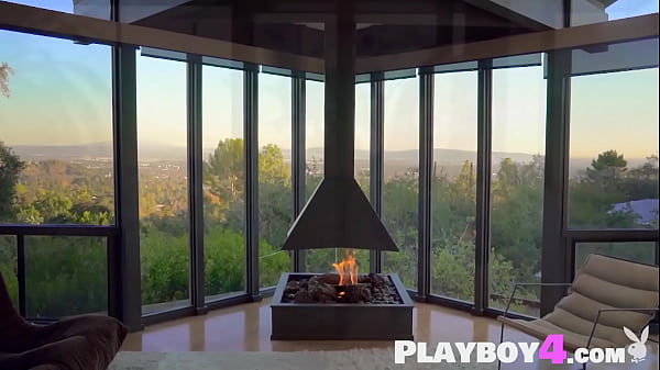 Fake big tits redhead MILF Renee Olstead passion posing for the Playboy in hot lingerie