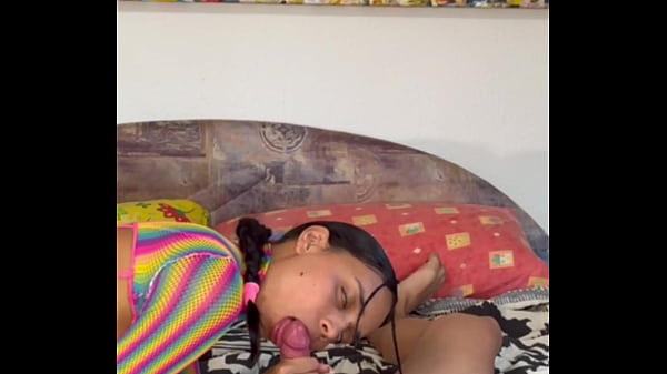 gentle blowjob from the Latin nymph Violeta Grey