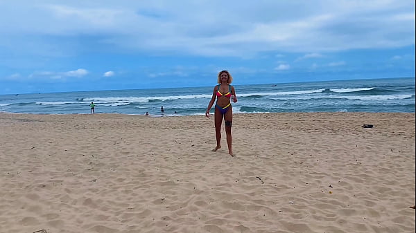 Gozei gostoso na praia