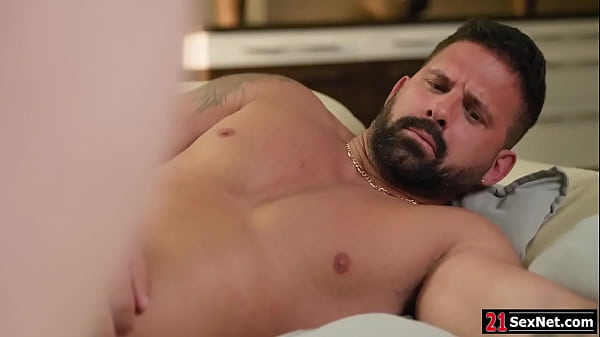 Busty girlfriend teasing bfs stepbro and getting ass fucked