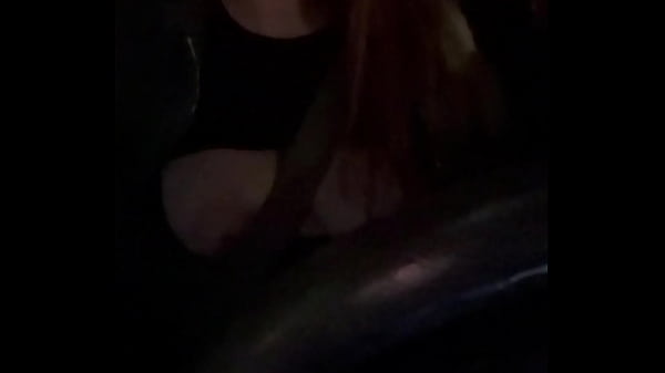Sexy car ride with Horny Big Tits Artemisia Love Flashing her tits while Driving