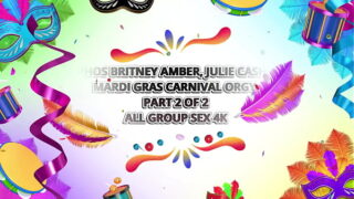 Britney Amber, Ashli Ames & Julie Cash In Mardi Gras MILF Gangbang!