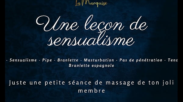 Une leçon de sensualisme – french audio solo gentle handjob praises