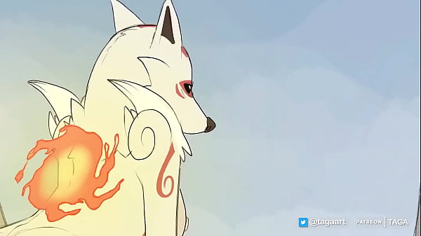 Amaterasu using the ultimate dildo