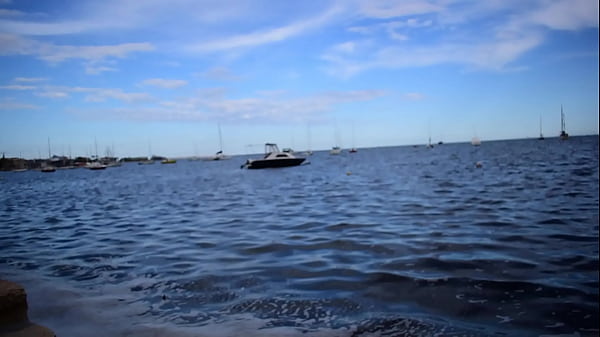 Ariel Ortiz goes to the beach with his partner. They get the urge to play, and she sucks his penis on the street