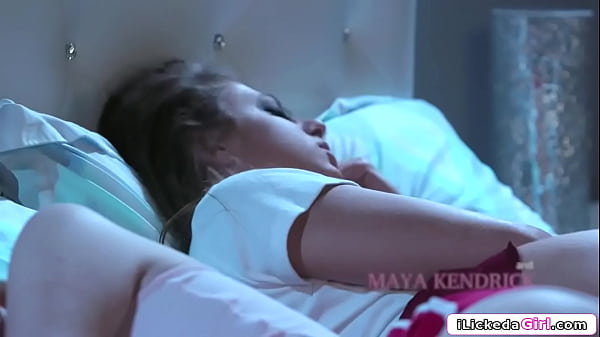 Brunette Gia Dierza licking Maya Kendrick’s hairy pussy