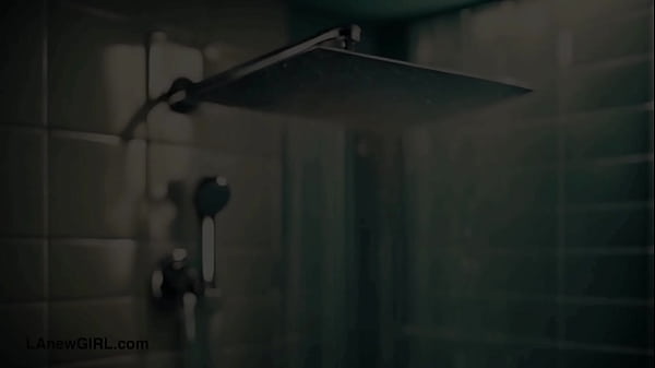 Asian teen model took a shower