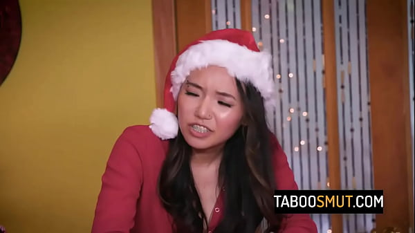 Horny stepdaughter fuck with their stepdads for Xmas – Aria Banks, Asia Lee