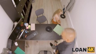 LOAN4K. Passionately fucking wet pussy loaner thinks about the offer