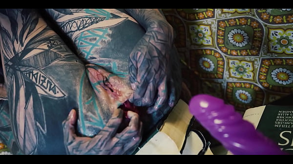 Gaping hole drenched in piss over books and toys