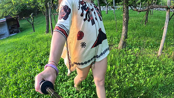 I undress and walk naked in nature! – Amateur