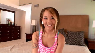 Pretty brunette Latina, Ava Jay, wearing her hair in pigtails, gets sold off to a horny…