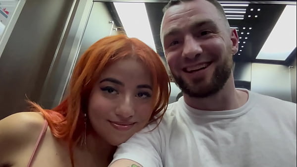 Hot Latina Redhead with Big Tits and White Toes Takes a Trip to the Sex Shop