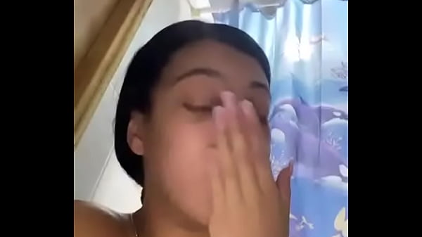 Latina practices puking with her fingers to be a better whore